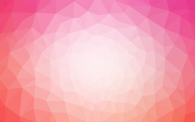 Fototapeta na wymiar Light Pink vector abstract mosaic background.