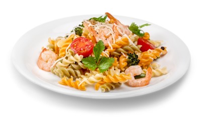 Penne with vegetables