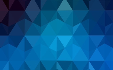 Light Blue, Yellow vector polygon abstract layout.