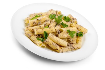 baked pasta with cheese casserole