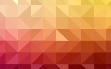 Fototapeta premium Light Multicolor vector gradient triangles pattern.
