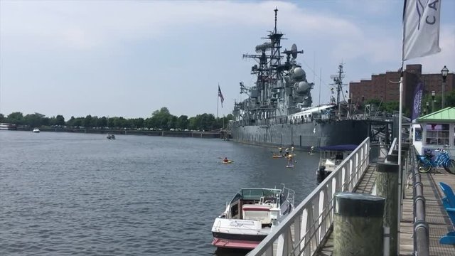 Canalside, Buffalo, New York. Naval Park