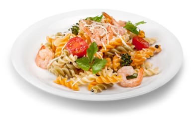 Penne with vegetables