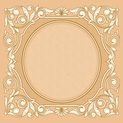 Vintage ornate decorative design