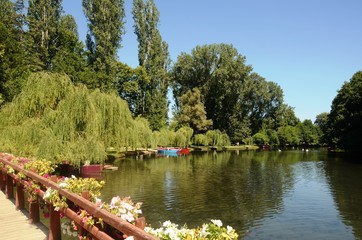 Obraz premium Ohrid : Lac et Parc (Albanie) 