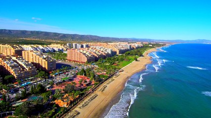 Drone en Marina d´Or Ciudad de Vacaciones en Castellon, España