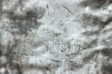 Steel sheet sanded with emery, worn metal background