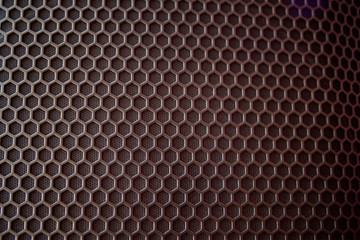 Background image with a three-dimensional hexagonal texture.