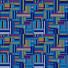 Abstract seamless background. Vector geometric lines pattern. Pattern for textiles and packaging.