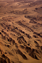 Fototapeta na wymiar Aerial view of Egypt inclung sand rivers and mountains
