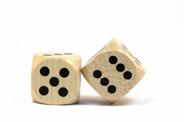 Würfelspiel, Holzwürfel