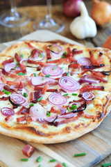 deftiger Flammkuchen