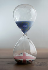 Brexit hourglass