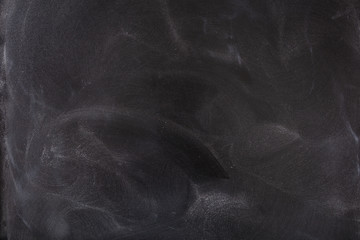 Blackboard smeared close up background, wallpaper.