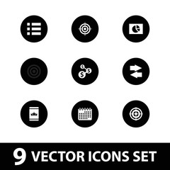Collection of 9 ui filled icons