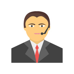 Supporter icon vector sign and symbol isolated on white background, Supporter logo concept