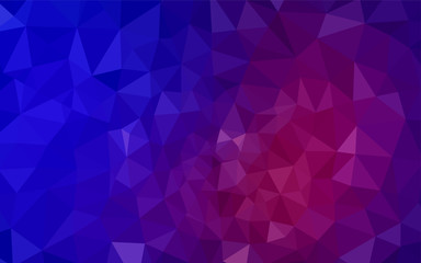 Light Blue, Red vector polygon abstract layout.