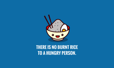 Talk Doesn't Cook Rice Motivational Quote Poster Design
