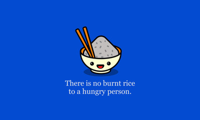 Talk Doesn't Cook Rice Motivational Quote Poster Design