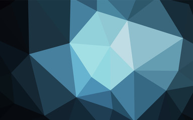 Light Green, Red vector polygon abstract backdrop.