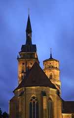 Fototapeta na wymiar Stiftskirche collegiate church in Stuttgart. Germany
