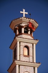 Obraz premium Cathédrale orthodoxe de Korça (Albanie) 