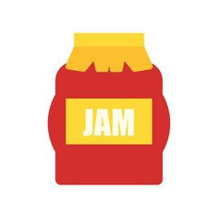 Jam icon vector sign and symbol isolated on white background, Jam logo concept