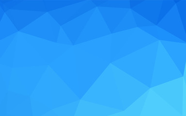 Dark Green vector polygonal pattern.