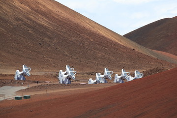 Mauna Kea telescopes , Big Island, Hawaii