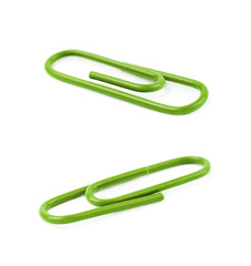 Single office clip isolated