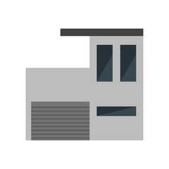 House icon vector sign and symbol isolated on white background, House logo concept