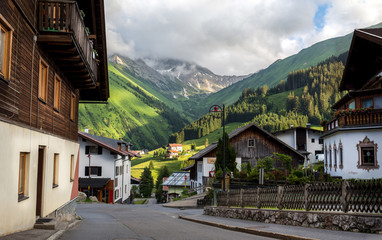 Fototapeta premium Berwang Village in Tyrol