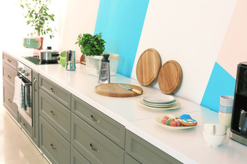 Modern kitchen interior
