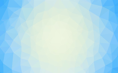 Light BLUE vector polygon abstract layout.