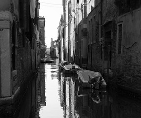 Back Street Canal of venice