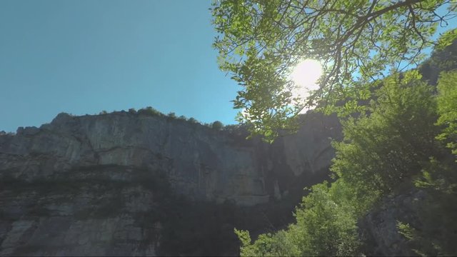 Skaklya Waterfall near the village of Bov and Vazov's footpath.Amazing nature in Bulgaria