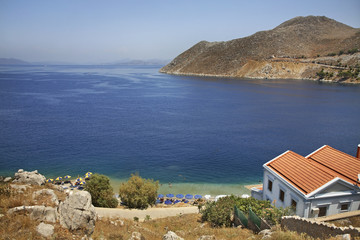 Fototapeta na wymiar landscape near Ano Symi. Greece