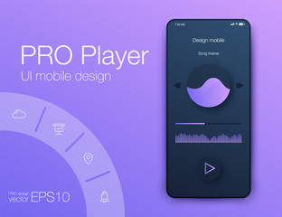 UX audio player templates