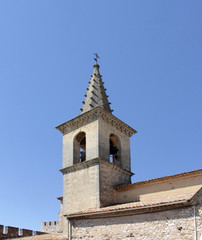 Fototapeta na wymiar clocher de l'église
