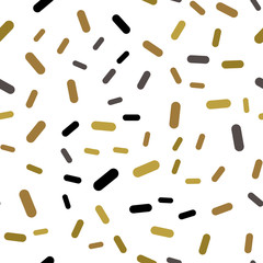 Dark Green, Yellow vector seamless background with straight lines.