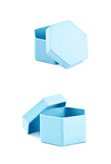 Paper gift box isolated