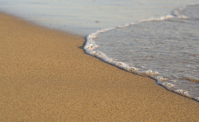 coastal waves at the seaside