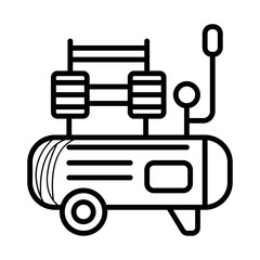 Air compressor icon