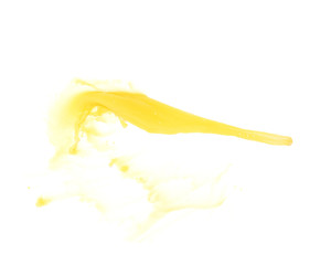 Splash of liquid in motion isolated