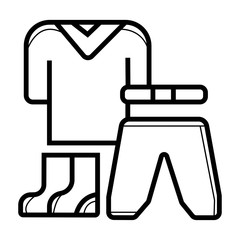 Clothing icon vector