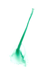 Splash of liquid in motion isolated