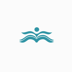 Abstract education logo icon vector design. College, school, university vector logo