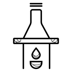 flask on fire icon