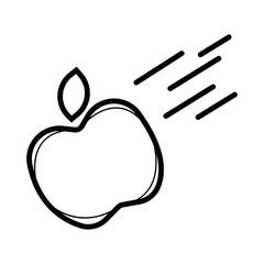  falling apple icon