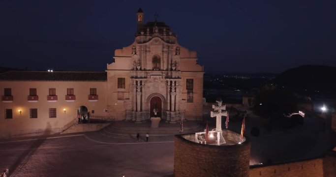 Castle minor shrine of Caravaca de la Cruz which houses a splinter of the cross of Jesus Christ appeared by a miracle at the time of the reconquest.